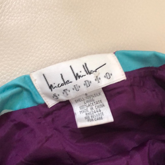 Nicole Miller Studio Silk Halter Maxi Sz 4 - Picture 4 of 4